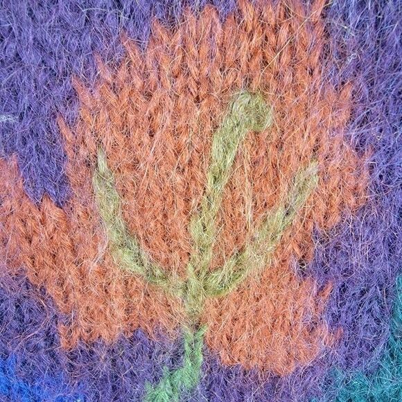 Workshop Vintage Fenn Wright mohair blend sweater small - Picture 4 of 8